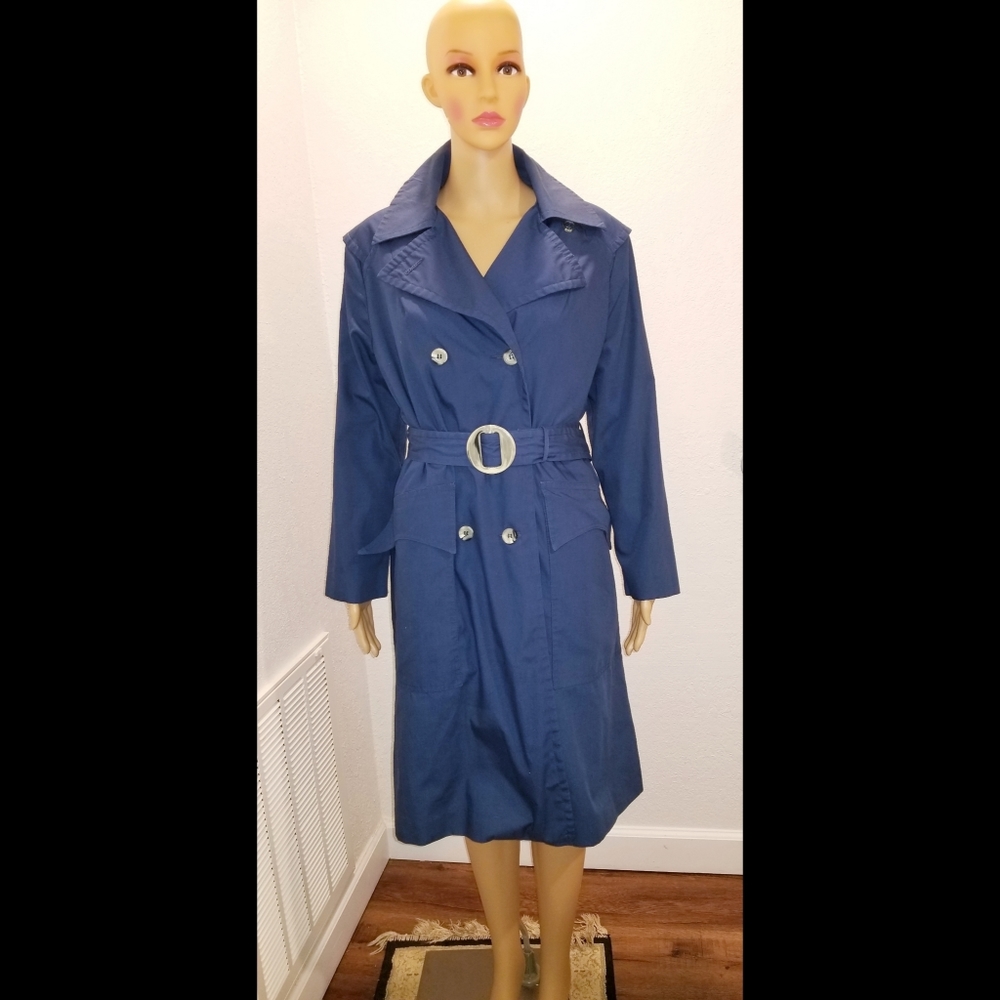 Vintage Trench Coat with Removable Lining